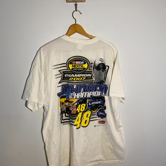 NASCAR Nextel Champion 2007 T-shirt Johnson 48 Size 2XL - Picture 6 of 11